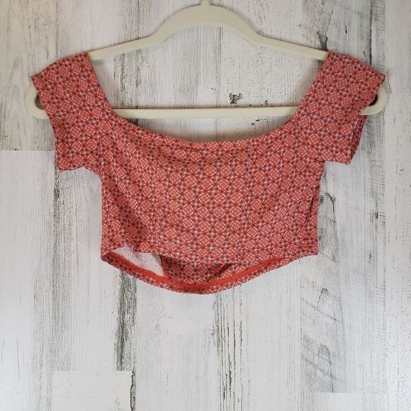 Free People Crop Vermillionette Top Sz XS - Picture 4 of 7